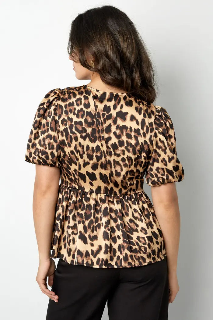 JOYCE BLOUSE - PANTERPRINT